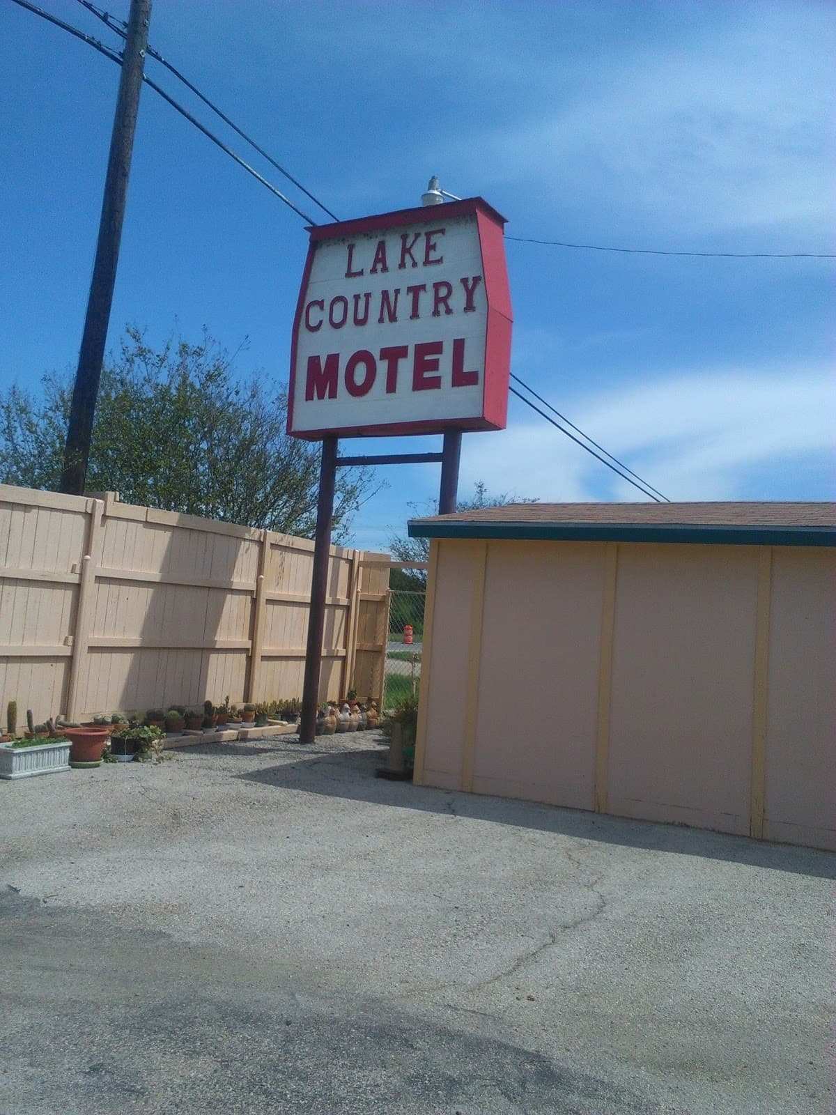Lake Country motel? Houston place properties?