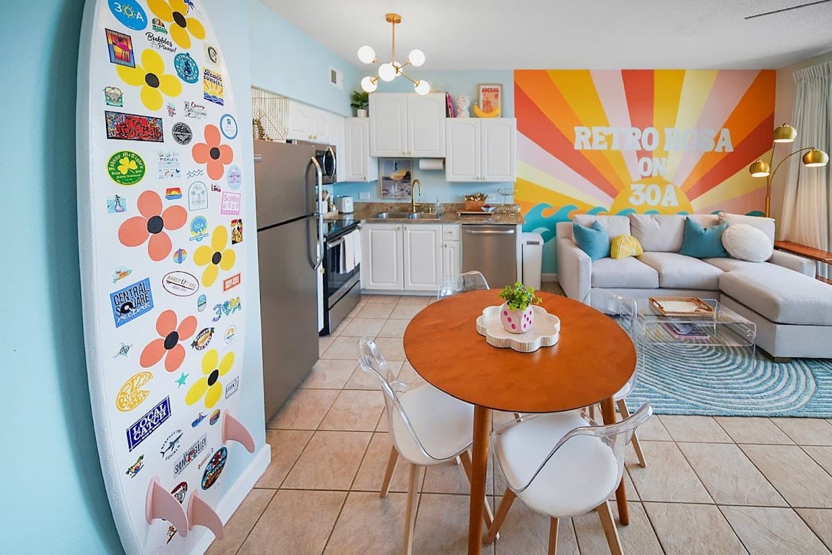 Retro Rosa on 30A - Gulf Place Cabanas 305