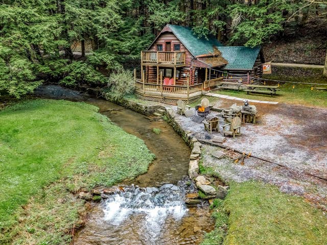 A Cabin By The Stream