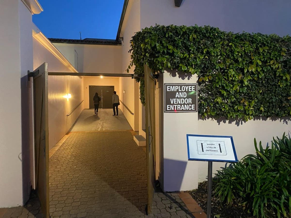 Employee and Vendor Entrance for Loading