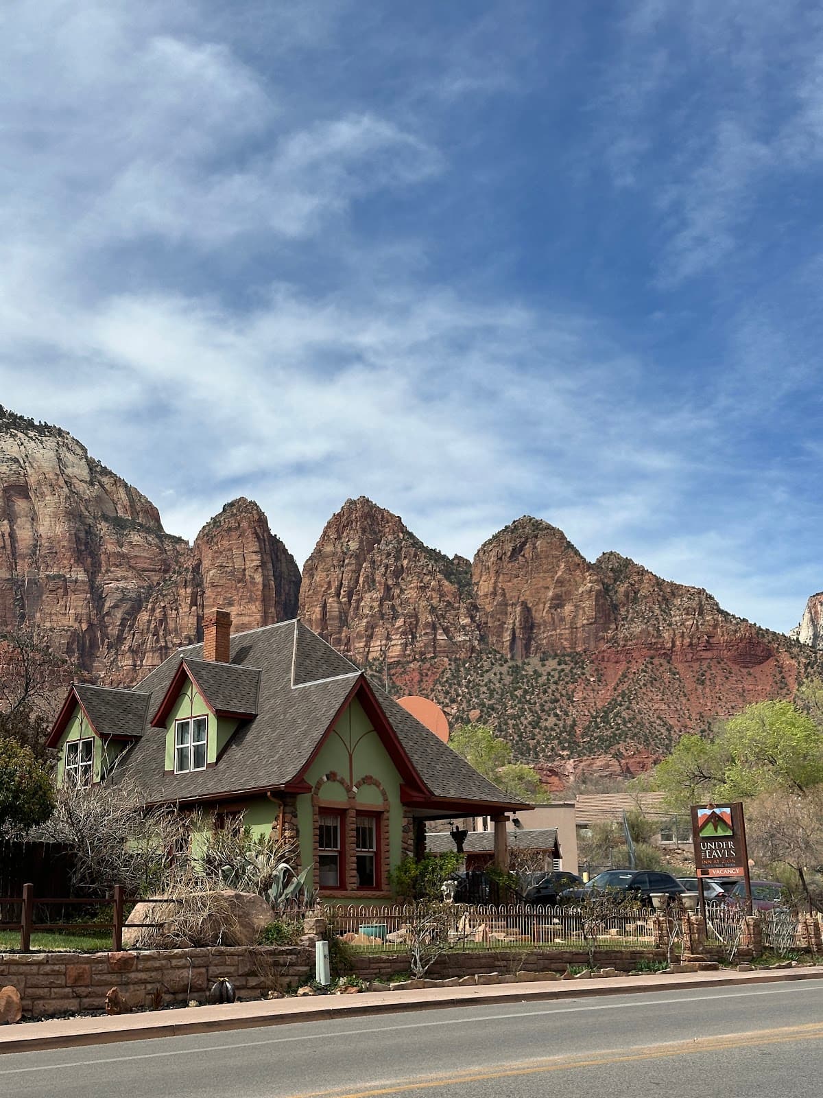 Under the Eaves Inn at Zion National Park