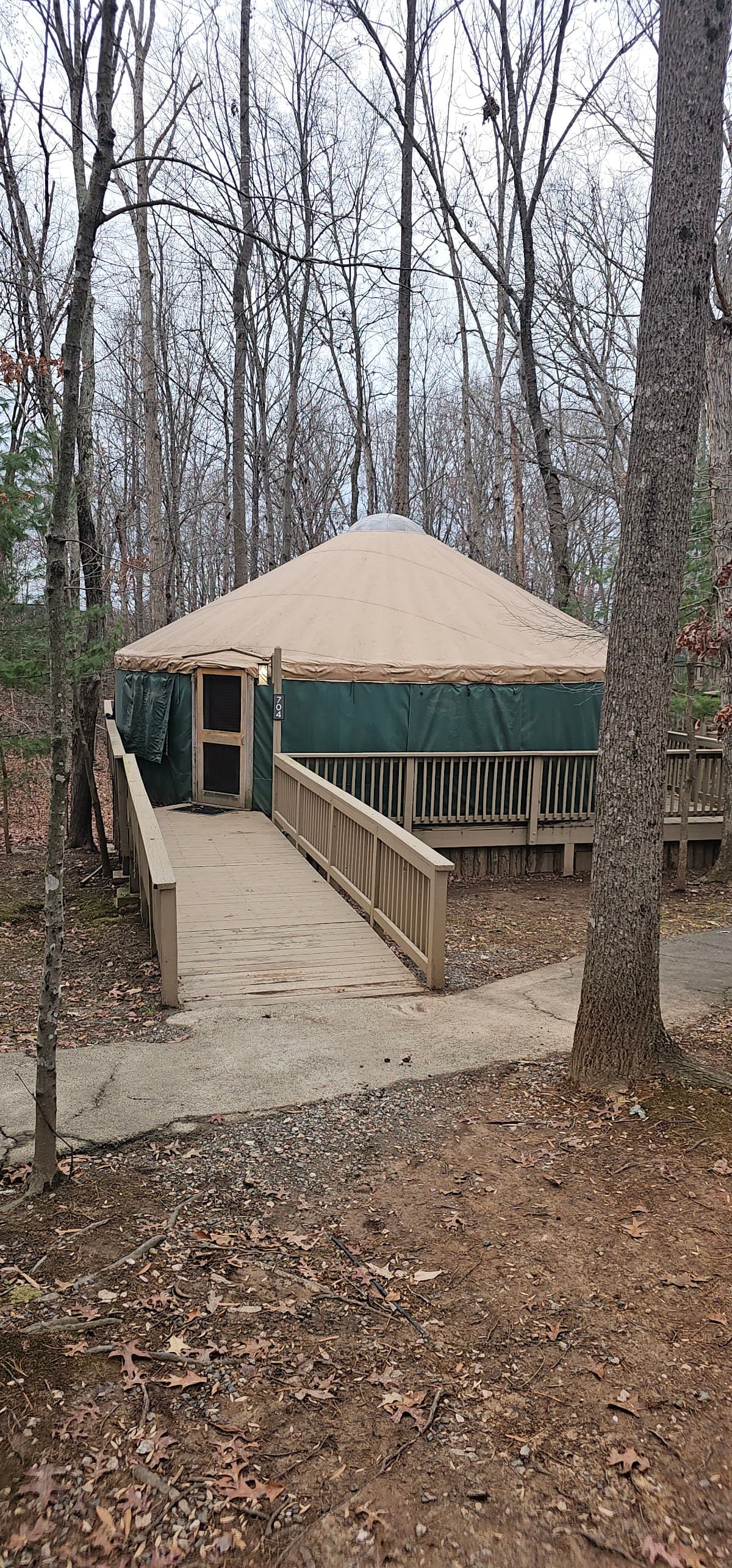 Yurt 704 at Shenandoah Crossing